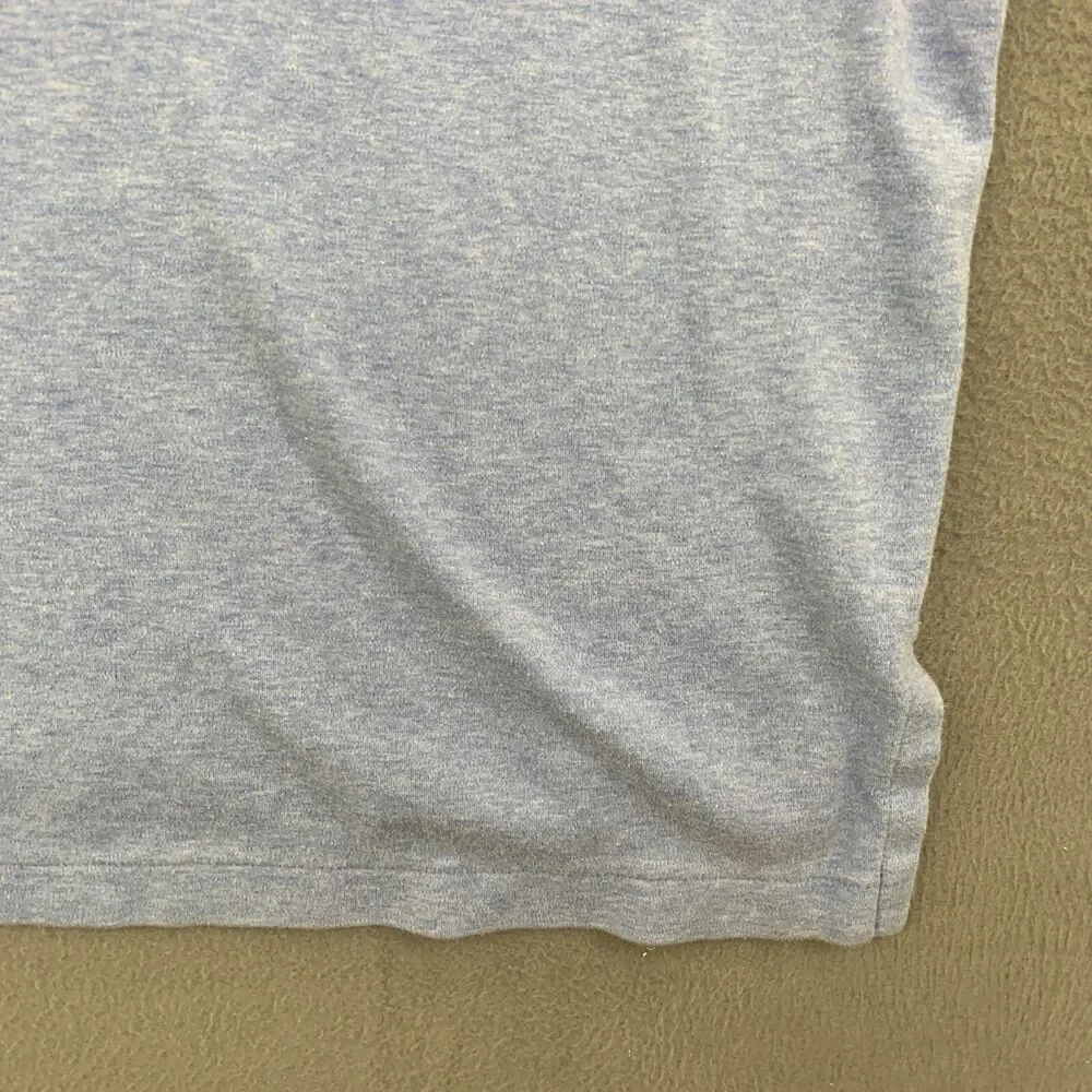 Polo Ralph Lauren Polo Shirt Mens XL Heathered Blue Soft Cotton Green Pony